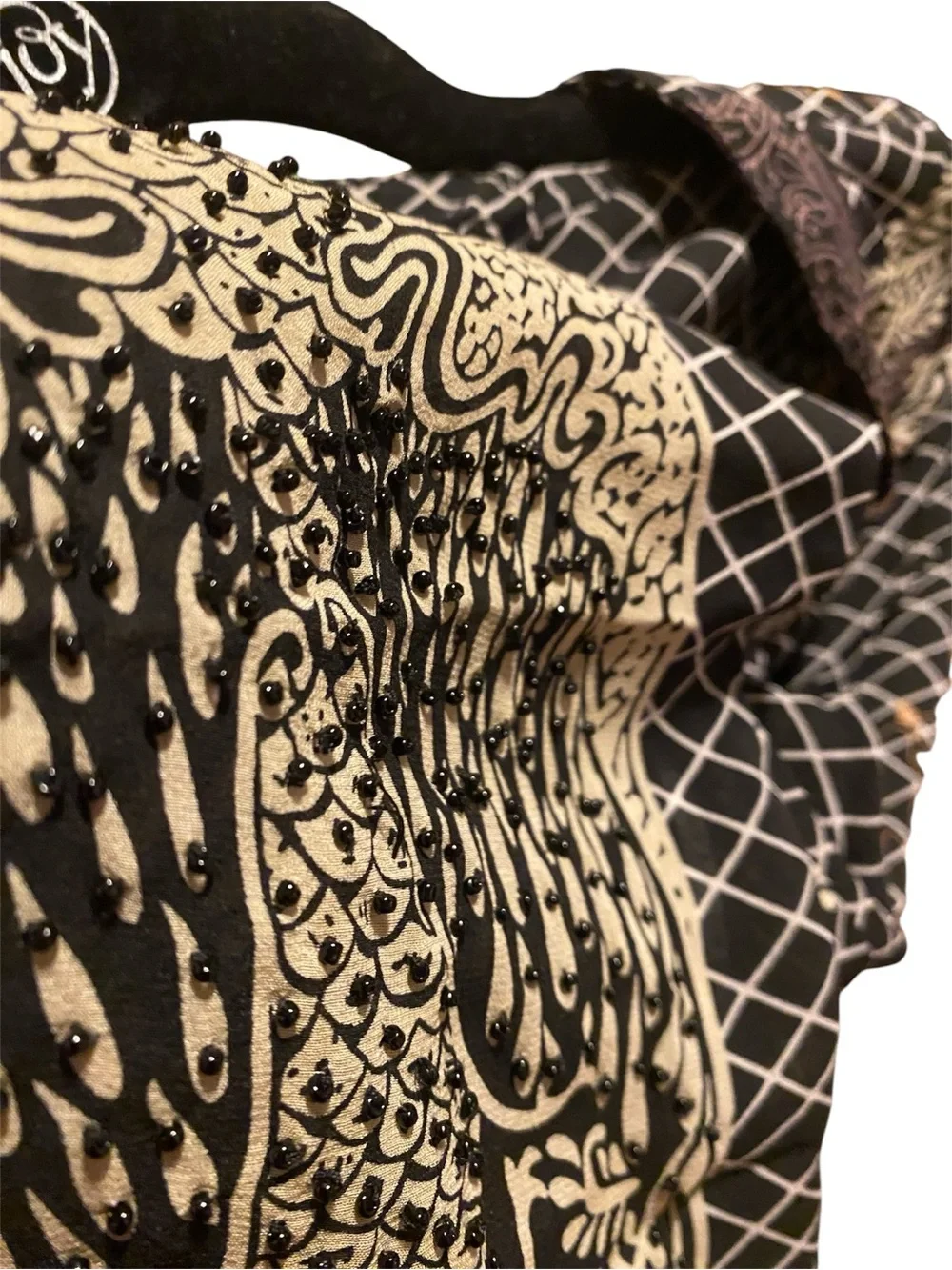 Citron~Santa Monica Beaded Peacock 
Silk Kimono Duster 
Semi-Sheer
Size 1X
NWOT - Picture 5 of 14
